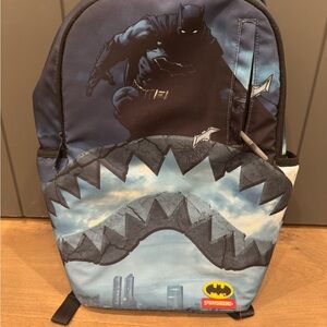 Sprayground Batman Graphic Backpack - Blue and Black
